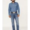 Wrangler Retro Men's Ansley Stretch Slim Straight Jeans -Western Cowboy Clothing Store 2000366715 414 P1