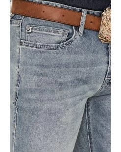 Rock & Roll Denim Men's Hooey Light Vintage Wash Revolver Stretch Slim Straight Jeans -Western Cowboy Clothing Store 2000367640 205 P4