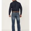 Rock & Roll Denim Men's Hooey Revolver Medium Wash Stretch Slim Straight Jeans -Western Cowboy Clothing Store 2000367641 202 P1