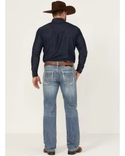 Rock & Roll Denim Men's Pistol Light Wash Regular Straight Jeans