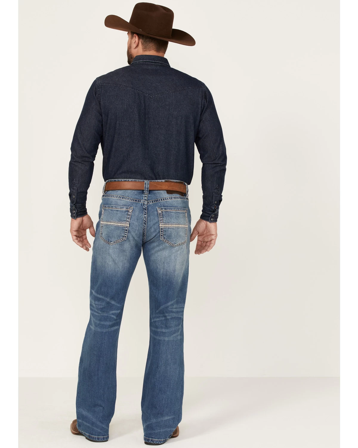 Rock & Roll Men's Vintage Medium Double Revolver Reflex Stretch Relaxed Bootcut Jeans 3 Rock & Roll Men's Vintage Medium Double Revolver Reflex Stretch Relaxed Bootcut Jeans