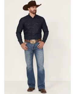 Rock & Roll Men's Vintage Medium Double Revolver Reflex Stretch Relaxed Bootcut Jeans 8 Rock & Roll Men's Vintage Medium Double Revolver Reflex Stretch Relaxed Bootcut Jeans -Western Cowboy Clothing Store 2000368869 414 P3