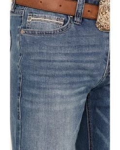 Rock & Roll Men's Vintage Medium Double Revolver Reflex Stretch Relaxed Bootcut Jeans 9 Rock & Roll Men's Vintage Medium Double Revolver Reflex Stretch Relaxed Bootcut Jeans -Western Cowboy Clothing Store 2000368869 414 P4