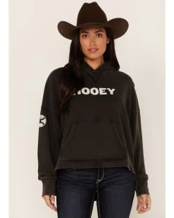 Hooey Women's Logo Graphic Boxy Hoodie