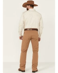Ariat Men's M5 Boone Khaki Wash 4-Way Stretch Straight Leg Jeans -Western Cowboy Clothing Store 2000370995 280 P3