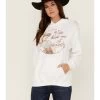 Goodie Two Sleeves Women's You Had Me At Howdy White Graphic Hoodie -Western Cowboy Clothing Store 2000371376 100 P1
