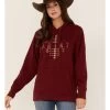 Ariat Women's R.E.A.L. Southwestern Beartooth Logo Graphic Hoodie
