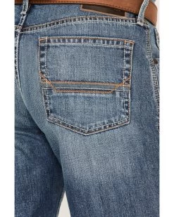 Ariat Men's M4 Riverbend Landry Medium Wash Relaxed Straight Jeans -Western Cowboy Clothing Store 2000371983 400 P4