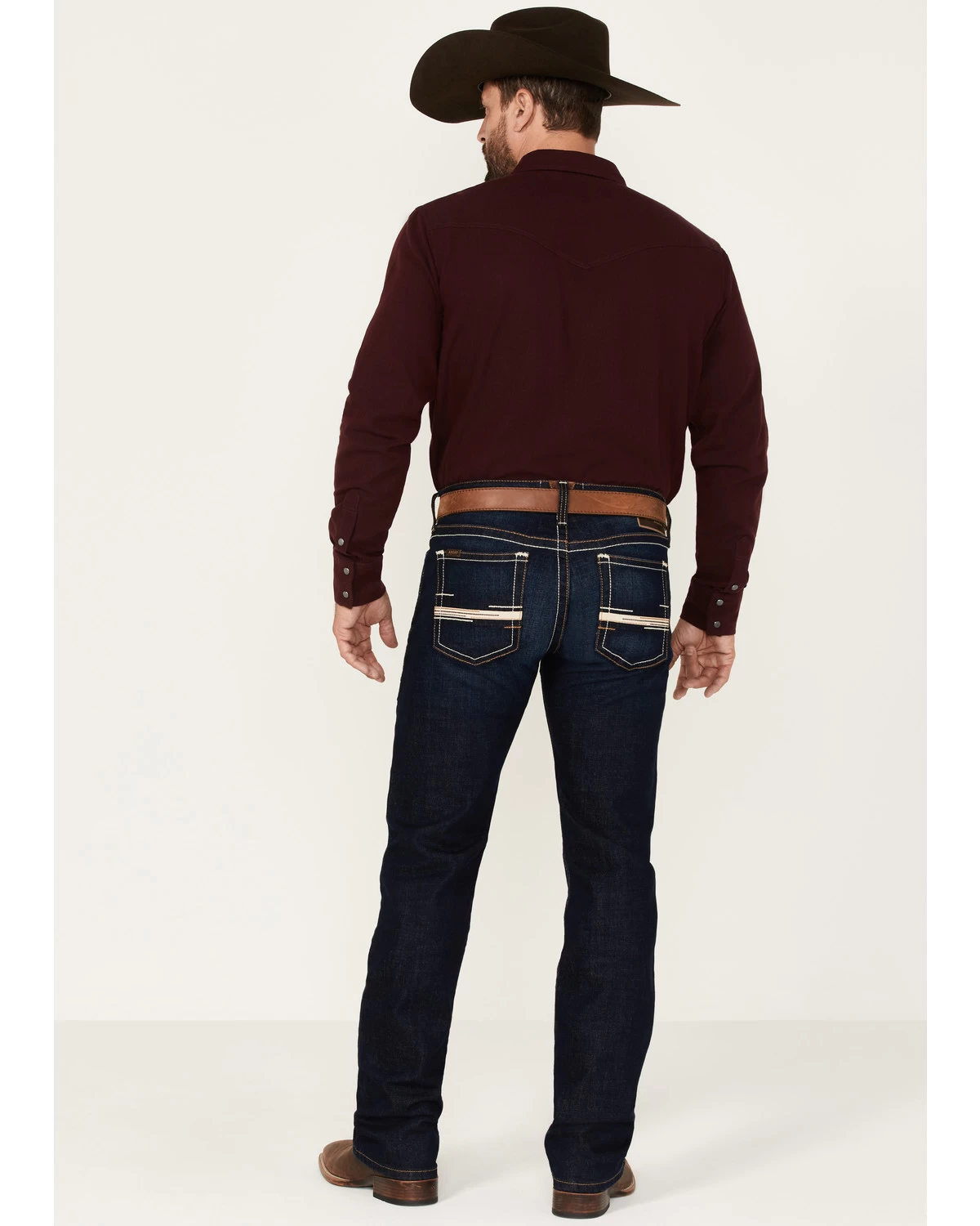 Ariat Men's M7 Rockport Ranger Dark Wash Slim Straight Jeans 5 Ariat Men's M7 Rockport Ranger Dark Wash Slim Straight Jeans - Image 3