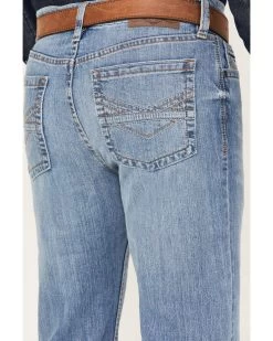 Cody James Men's Dash Light Wash Relaxed Stretch Bootcut Jeans -Western Cowboy Clothing Store 2000373437 413 P4