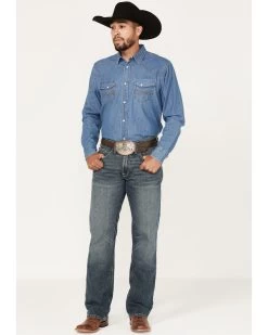 Ariat Men's M5 Louisville Seneca Medium Wash Stretch Straight Leg Jeans - Big