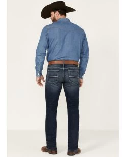 Ariat Men's M7 Drake Toro Dark Wash Slim Straight Jeans -Western Cowboy Clothing Store 2000373702 400 P3