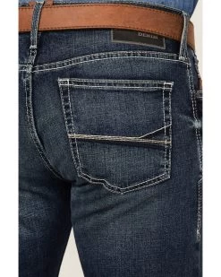 Ariat Men's M7 Drake Toro Dark Wash Slim Straight Jeans -Western Cowboy Clothing Store 2000373702 400 P4