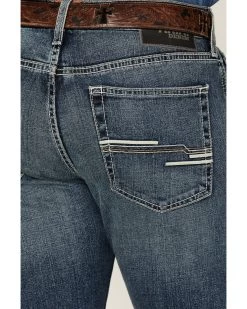 Ariat Men's M8 Texarcana Judson Medium Wash Modern Slim Straight Jeans -Western Cowboy Clothing Store 2000373703 400 P4