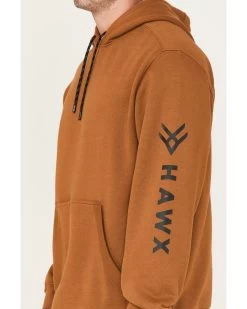 Hawx Men's Primo Logo Graphic Fleece Hooded Work Sweatshirt -Western Cowboy Clothing Store 2000373732 220 P3