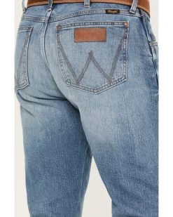 Wrangler Retro Men's 77MWP Medium Wash Slim Boot Stretch Denim Jeans -Western Cowboy Clothing Store 2000374572 413 P4