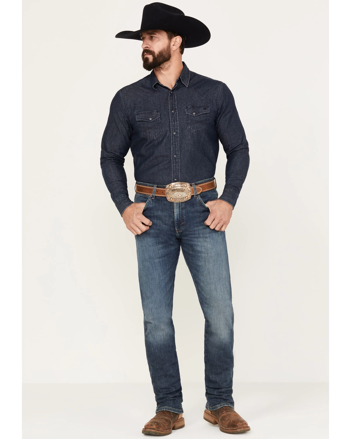 Wrangler Retro Men's 88MWP Enerjean Dark Wash Slim Straight Stretch Denim Jeans 3 Wrangler Retro Men's 88MWP Enerjean Dark Wash Slim Straight Stretch Denim Jeans