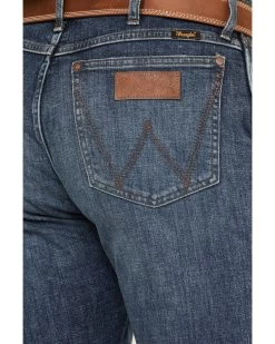 Wrangler Retro Men's 88MWP Enerjean Dark Wash Slim Straight Stretch Denim Jeans 9 Wrangler Retro Men's 88MWP Enerjean Dark Wash Slim Straight Stretch Denim Jeans -Western Cowboy Clothing Store 2000374573 416 P4