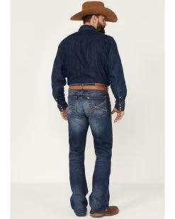 Rock 47 By Wrangler Slim Fit Bootcut Stretch Denim Jeans 8 Rock 47 By Wrangler Slim Fit Bootcut Stretch Denim Jeans -Western Cowboy Clothing Store 2000374574 415 P3