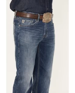 Rock & Roll Denim Men's Dale Brisby Double Barrel Medium Wash Relaxed Straight Vintage '46 Jeans -Western Cowboy Clothing Store 2000375476 414 P4