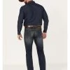 Rock & Roll Denim Men's Revolver Dark Vintage Slim Straight Dale Brisby Vintage 46' Jeans -Western Cowboy Clothing Store 2000375477 416 P1
