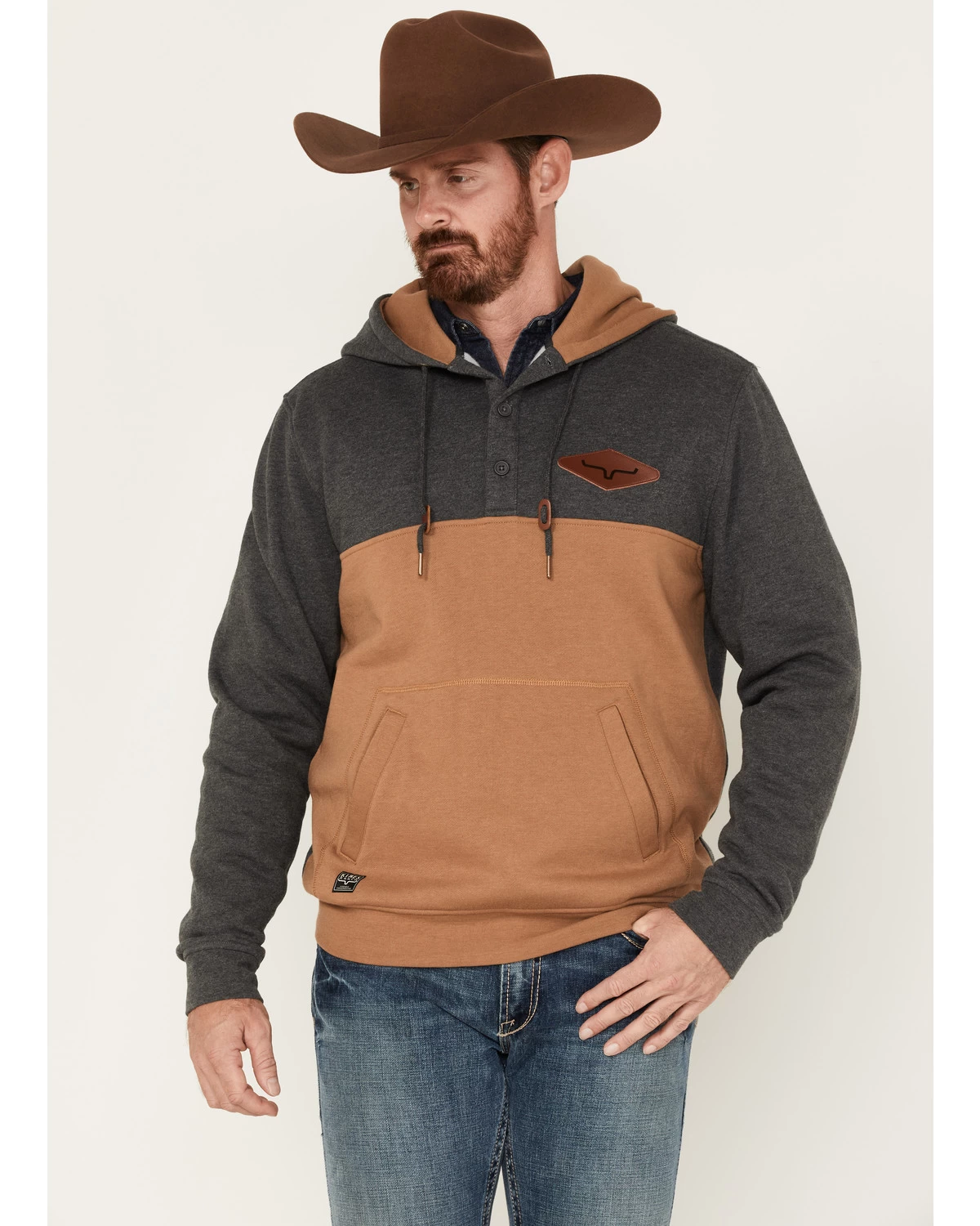 Kimes Ranch Men's Ogden 1/4 Button Hooded Pullover 3 Kimes Ranch Men's Ogden 1/4 Button Hooded Pullover
