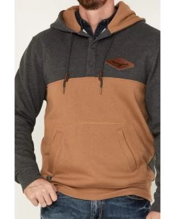 Kimes Ranch Men's Ogden 1/4 Button Hooded Pullover 8 Kimes Ranch Men's Ogden 1/4 Button Hooded Pullover -Western Cowboy Clothing Store 2000377177 022 P3