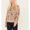 Driftwood Women's Embroidered Teddy Sweatshirt -Western Cowboy Clothing Store 2000378937 251 P1