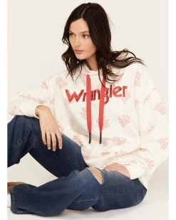 Wrangler Women's Boot Toss Embroidered Hoodie