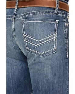 Cinch Men's Ian Medium Stonewash Slim Boot Performance Stretch Denim -Western Cowboy Clothing Store 2000380103 402 P4