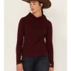 RANK 45 Women's Technical Waffle Knit Hooded Top 1 RANK 45 Women's Technical Waffle Knit Hooded Top -Western Cowboy Clothing Store 2000380740 640 P1