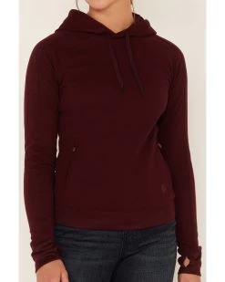 RANK 45 Women's Technical Waffle Knit Hooded Top 8 RANK 45 Women's Technical Waffle Knit Hooded Top -Western Cowboy Clothing Store 2000380740 640 P3