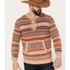 Pendleton Men's Medallion Striped Hooded Pullover -Western Cowboy Clothing Store 2000383572 280 P1