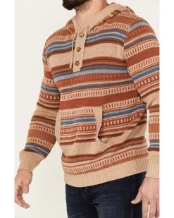 Pendleton Men's Medallion Striped Hooded Pullover -Western Cowboy Clothing Store 2000383572 280 P3