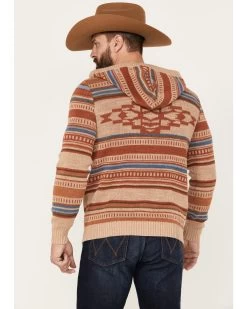 Pendleton Men's Medallion Striped Hooded Pullover -Western Cowboy Clothing Store 2000383572 280 P4