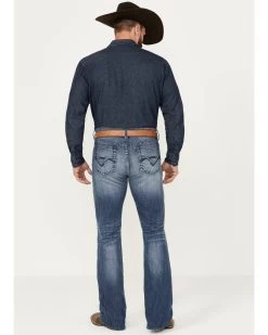 Cody James Men's Oregon Medium Wash Slim Bootcut Stretch Denim Jeans -Western Cowboy Clothing Store 2000386281 414 P3