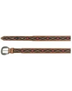 Red Dirt Hat Co Men's Tapered Tooled Belt