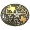 AndWest Men's Antique Gold & Silver The Long Star State Texas Belt Buckle -Western Cowboy Clothing Store 2000389036 040 P1