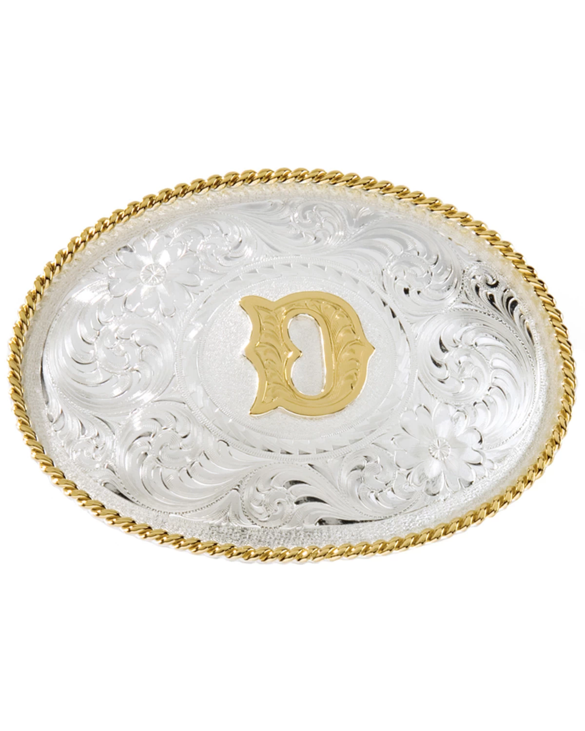 Montana Silversmiths Men's Initial "D" Buckle 3 Montana Silversmiths Men's Initial "D" Buckle