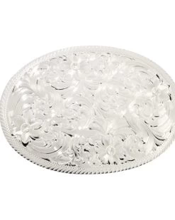 Montana Silversmiths Men's Engraved Buckle