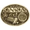 Montana Silversmiths Men's Kansas State Heritage Attitude Belt Buckle -Western Cowboy Clothing Store 290B81 15 P1