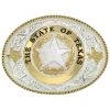 Montana Silversmiths Men's State Of Texas Star Seal Western Belt Buckle